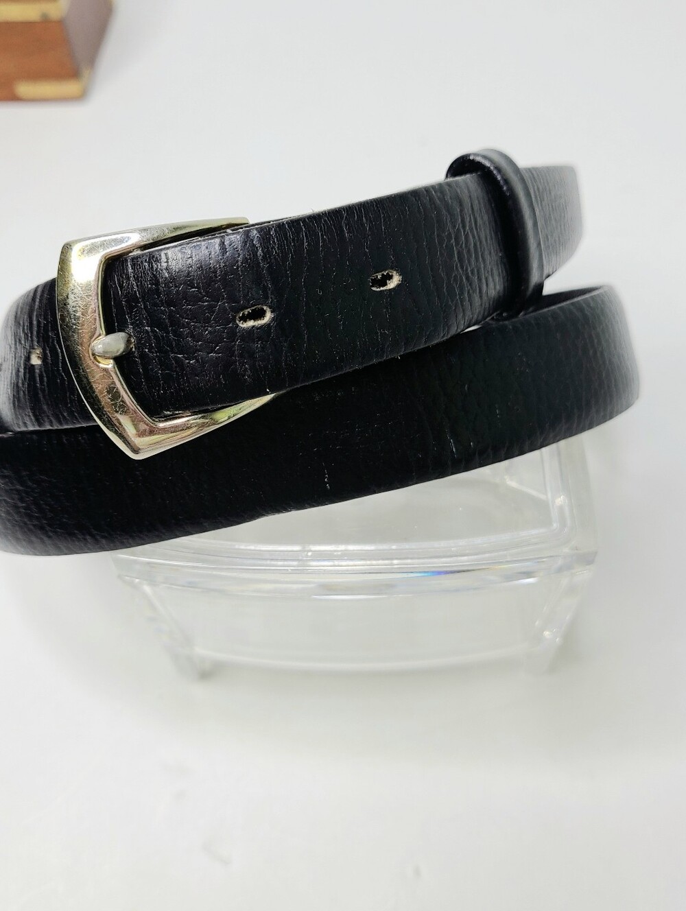 Paris Top Grain Split Cowhide Genuine Leather Minimalist Vintage Belt